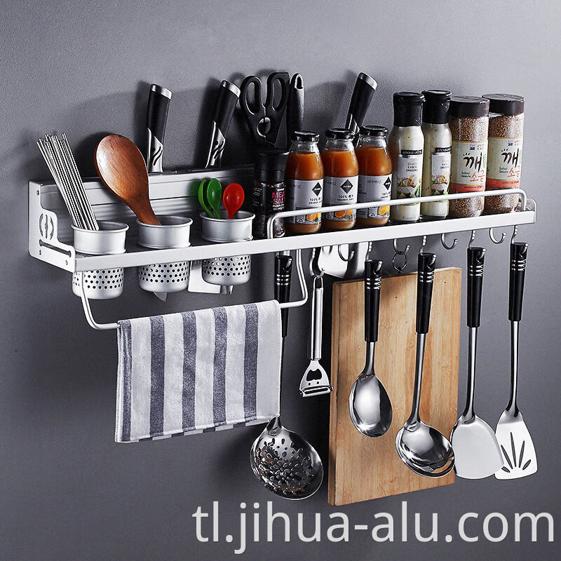 Aluminum Profucts Kitchen Furniture Accessory Aluminium Kitchen Rack